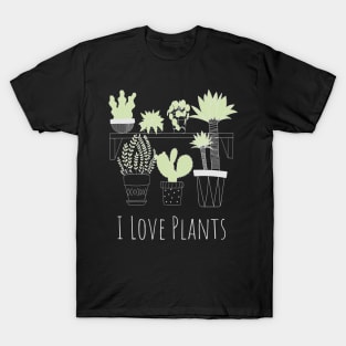 I Love Plants (light) T-Shirt